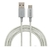 Cabo USB - USB-C 1,5m Nylon Branco Intelbras EUAC 15NB