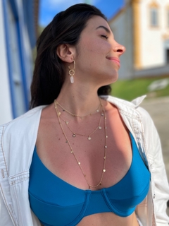 Colar sol - dourado - loja online