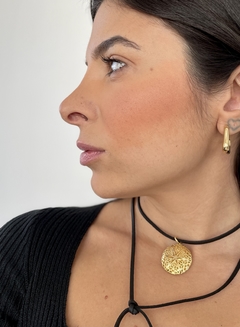 choker Relicário redondo grande - loja online