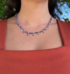 Choker safira mística gotas - comprar online