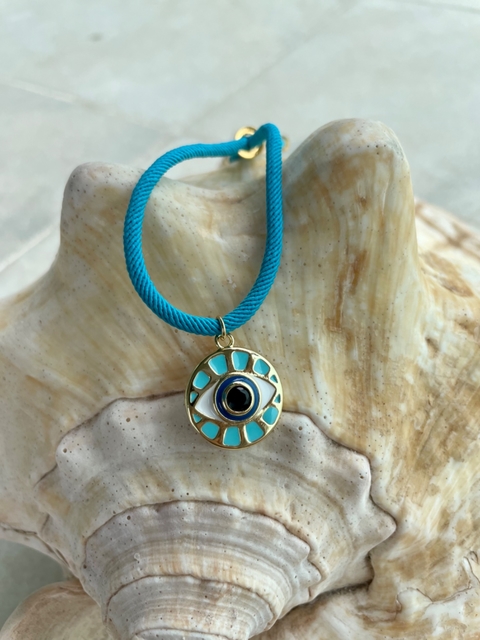 Pulseira energia olho de proteção