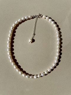 Choker pérola gota