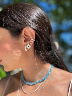 Argola click M - prata 925 - loja online