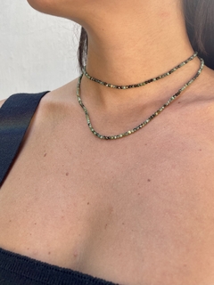 Colar / Choker turquesa africana verde - comprar online