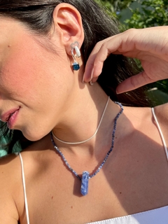 Colar ponta sodalita - 3 cm - comprar online