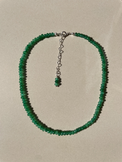 Choker / colar jade da malásia