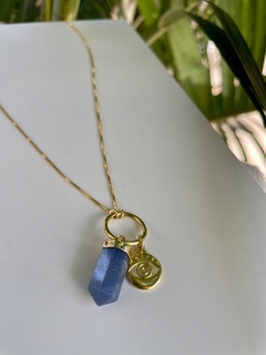 Colar amuleto- dourado - Yalla 