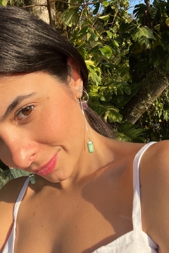 Imagem do Brinco Mia- vários cristais em Prata 925