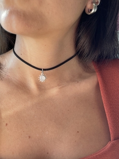 Choker sol Prata 925 - comprar online