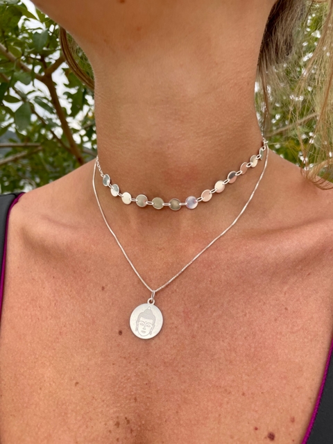 Choker energia - prata 925