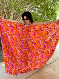 Canga floral - grande - loja online