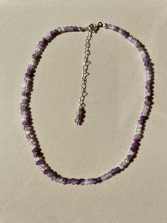 Choker ametista dupla