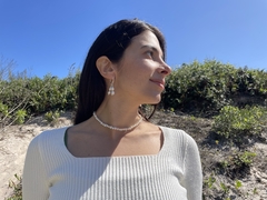 colar / choker pérola barroca - loja online