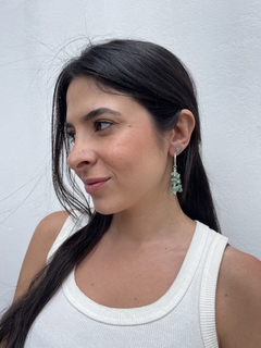 Argola chuva mini cascalho quarto verde - comprar online