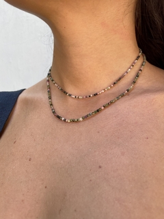 choker turmalina melancia - 3 mm - comprar online