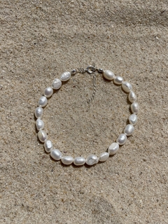 Tornozeleira pérola gota barroca - comprar online