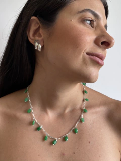 colar solare quartzo verde - comprar online