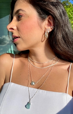 Argola tubo - prata 925 - comprar online