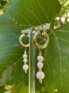 Argola solare pérolas