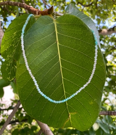choker degradê amazonita