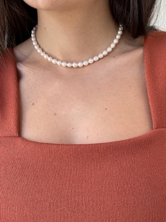 Choker pérola gota - Yalla 