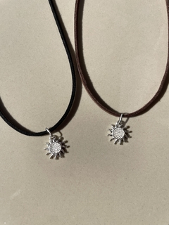 Choker sol Prata 925