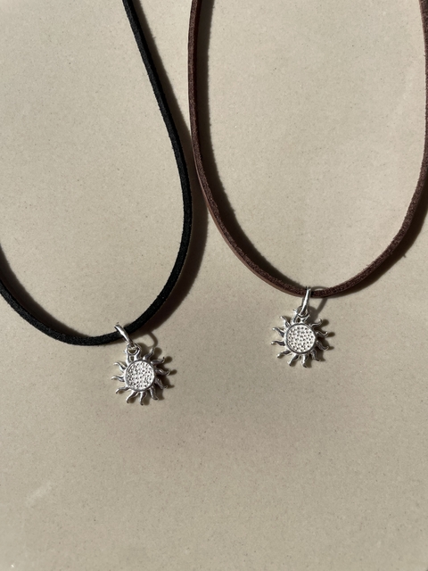 Choker sol Prata 925