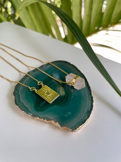 colar escapulário - dourado - comprar online