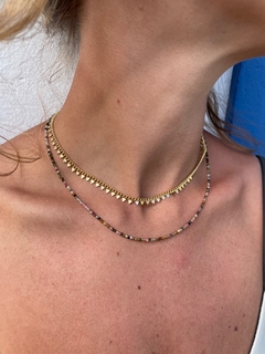 Choker Turmalina melancia - 2 mm - loja online