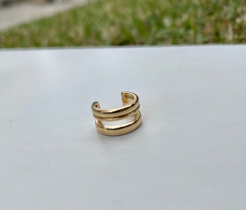 piercing fake dourado