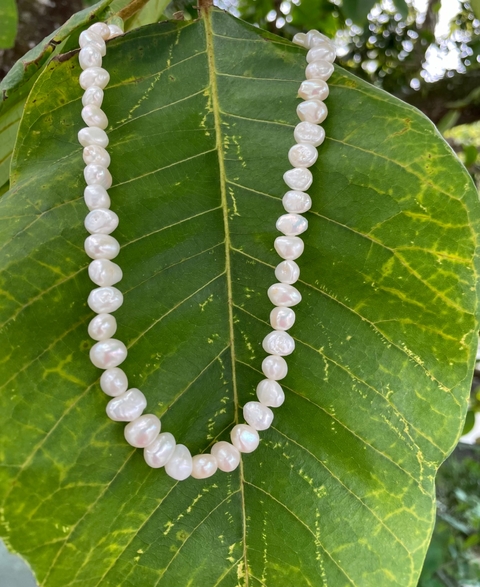 Choker pérola barroca grande