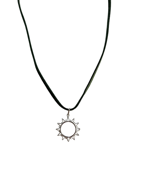 pingente + cordão sol vazado - comprar online