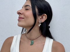 Choker dente de tigre - Quartzo verde - comprar online