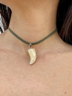 Choker dente de tigre - Citrino - comprar online