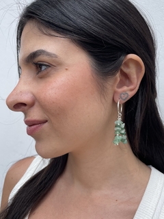 Argola chuva mini cascalho quarto verde - loja online