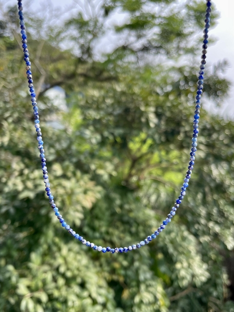 Colar/ choker sodalita - 2 mm - comprar online