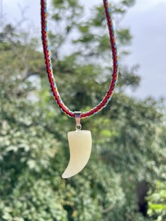 Choker dente de tigre - Citrino