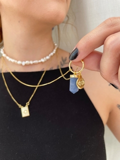 Colar amuleto- dourado - Yalla 