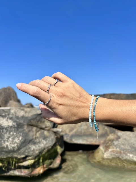 Pulseira Apatita azul - comprar online