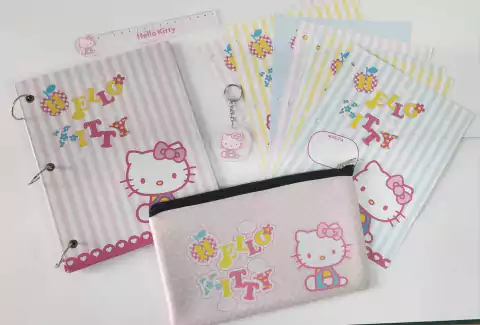 SET ESCOLAR HELLO KITTY