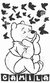WINNIE POOH CON MARIPOSAS - comprar online