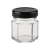 Frasco hexagonal x40cc B39 tapa axial x10 unidades - comprar online