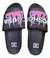 Ojotas Dc Shoes Modelo Slide Plataforma Negro Flames