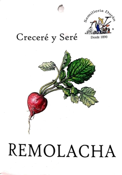 Sobre Semilla Huerta- Remolacha