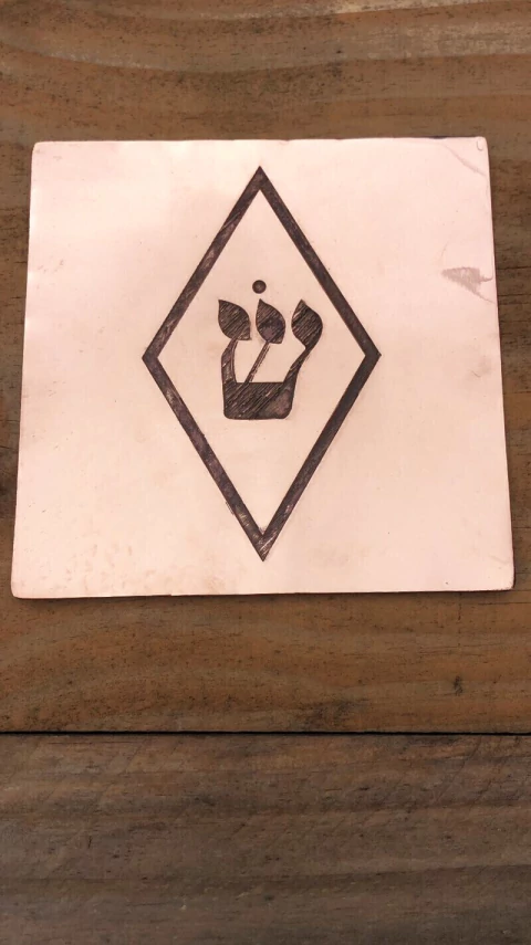 Placa de cobre puro SHIN 15cm