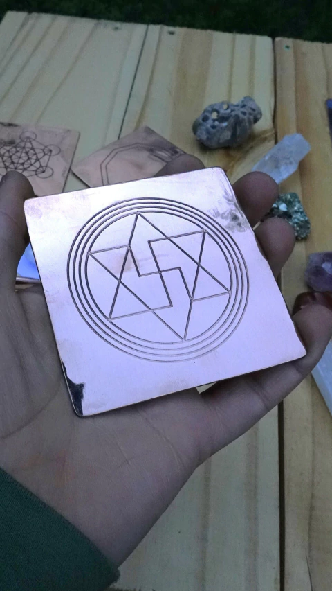 Placa Antimagia 7,5cm