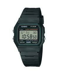 Reloj Casio Unisex F-91W-3DG Agente Oficial