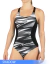 Malla Dama combinado con Recorte Estampado Shadow (824P-9D)