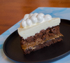 Brownie con merengue