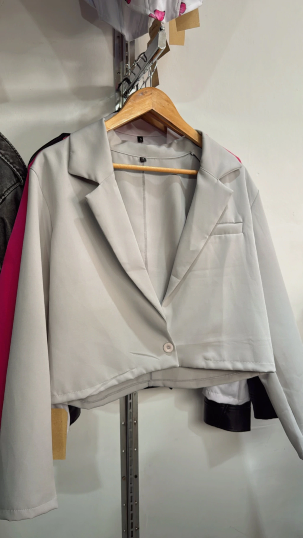 Blazer corto sastrero